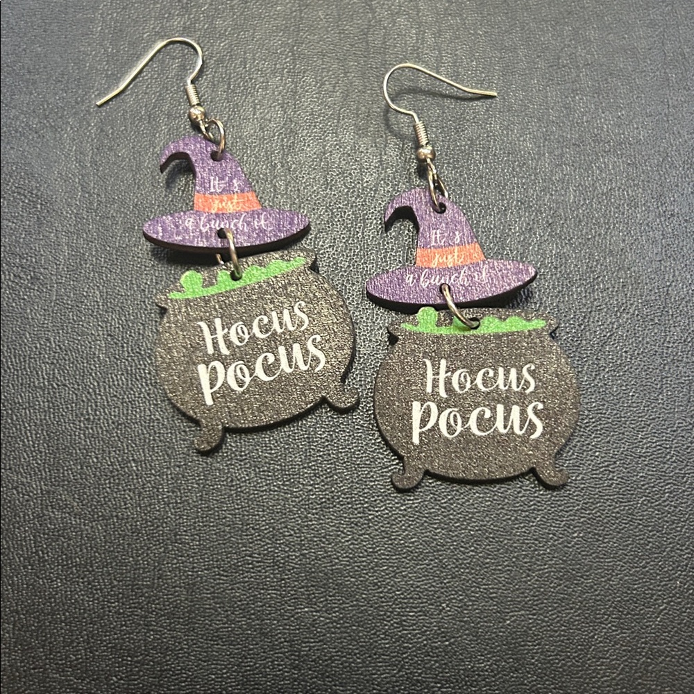 Hocus Pocus Cauldron Earrings